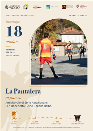 La Pantalera in piazza: amichevole San Benedetto Belbo – Niella Belbo